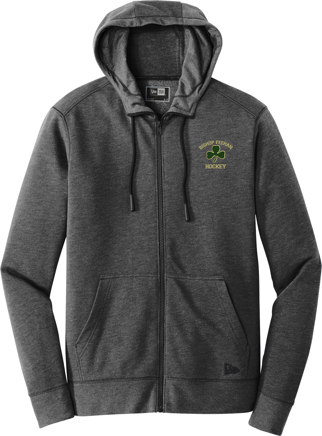 Bishop Feehan NewEra Tri-Blend Fleece Full-Zip Hoodie