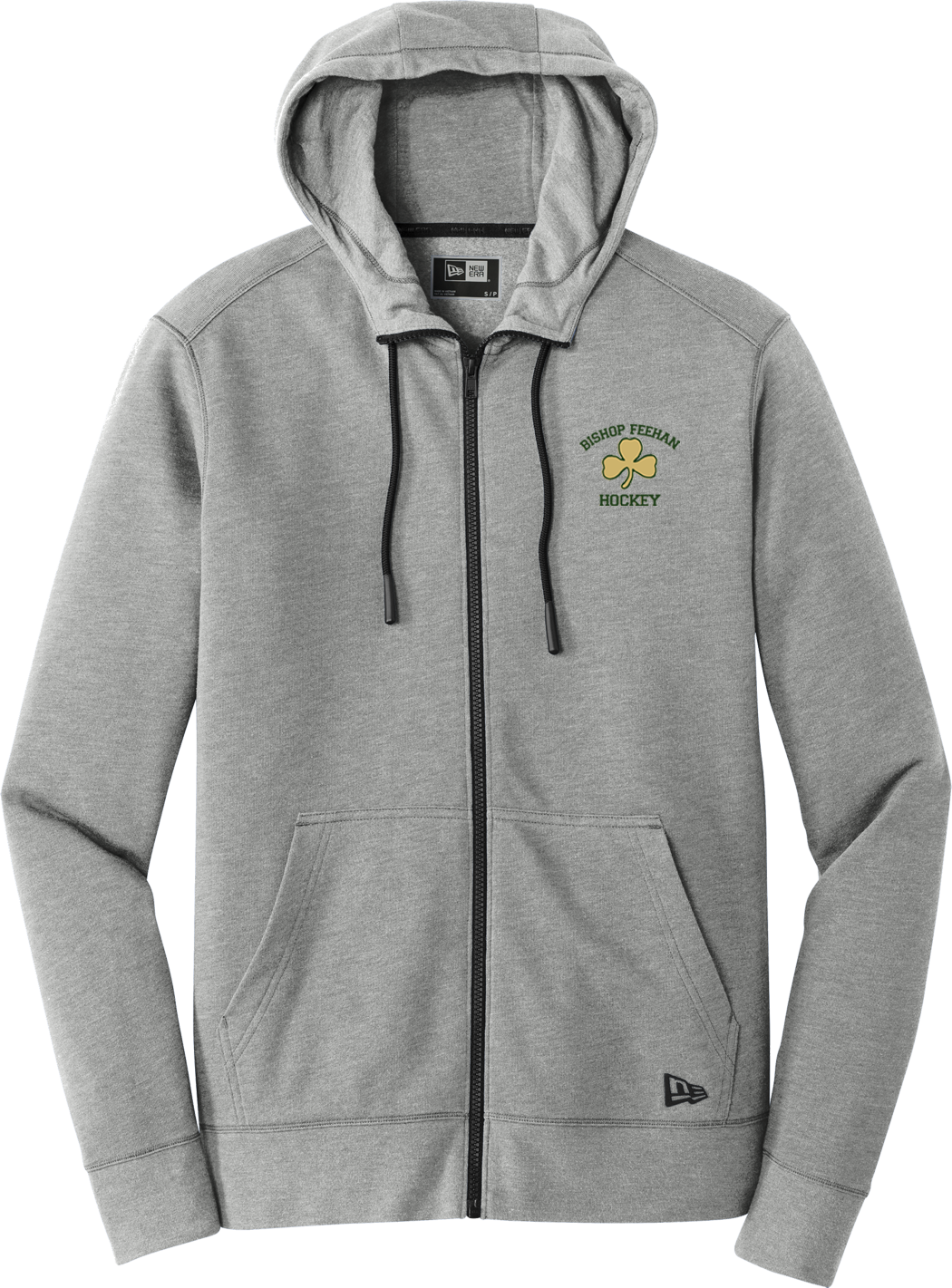 Bishop Feehan NewEra Tri-Blend Fleece Full-Zip Hoodie