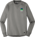 Newport Whalers Hockey NewEra Polyester Fleece Crew