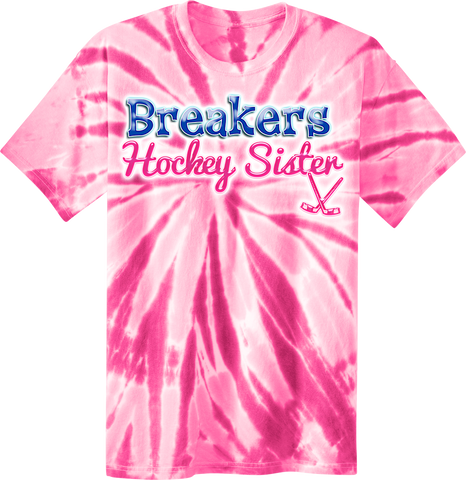 Custom Team Hockey Sister Tye-Dye T-Shirt