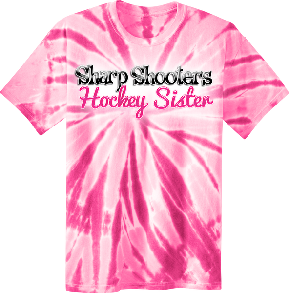 Sharp Shooters Hockey Sister Tye-Dye T-Shirt