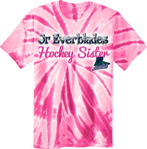 Jr. Everblades Hockey Sister Tye-Dye T-Shirt