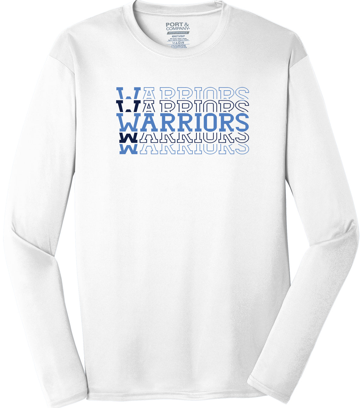 Warriors Lacrosse Long Sleeve Performance Tee