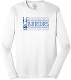 Warriors Lacrosse Long Sleeve Performance Tee