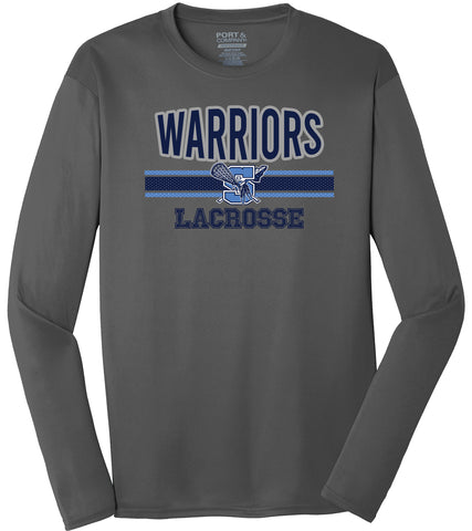 Warriors Lacrosse Long Sleeve Performance Tee