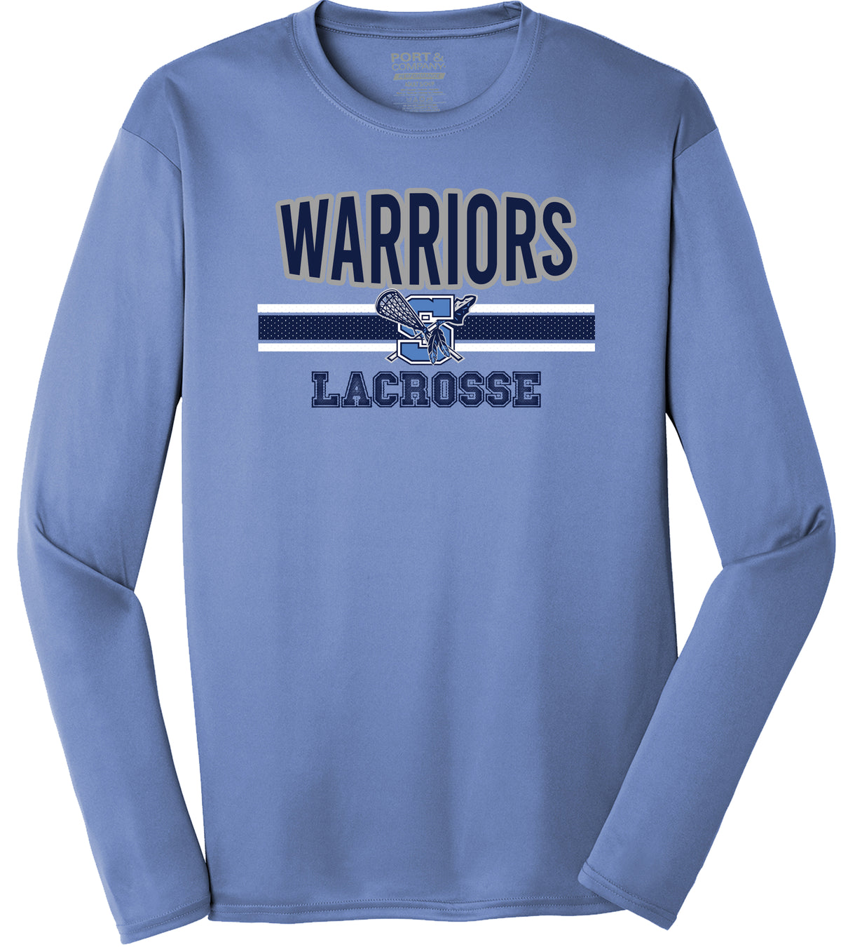 Warriors Lacrosse Long Sleeve Performance Tee