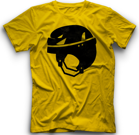 Distressed and Faded Helmet GOLD