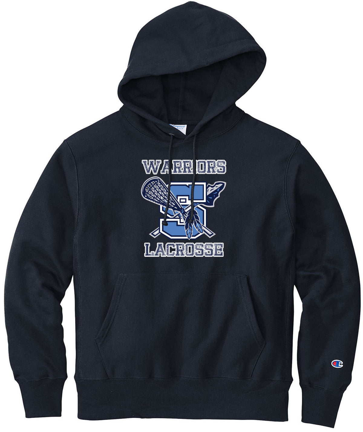 Warriors Lacrosse Champion Reverse Weave Hoodie