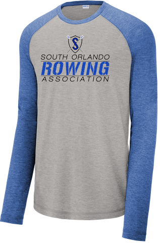 South Orlando Rowing Association Tri-Blend Wicking Raglan Tee