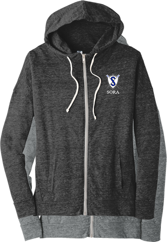 South Orlando Rowing Association Eco-Jersey Cool-Down Lightweight Zip Hoodie