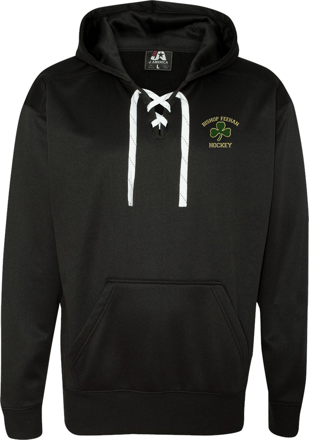 Bishop Feehan Hockey Polyester Lace Up Hoodie