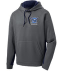 Warriors Lacrosse Sport-Wick Fleece Colorblock Hooded Pullover