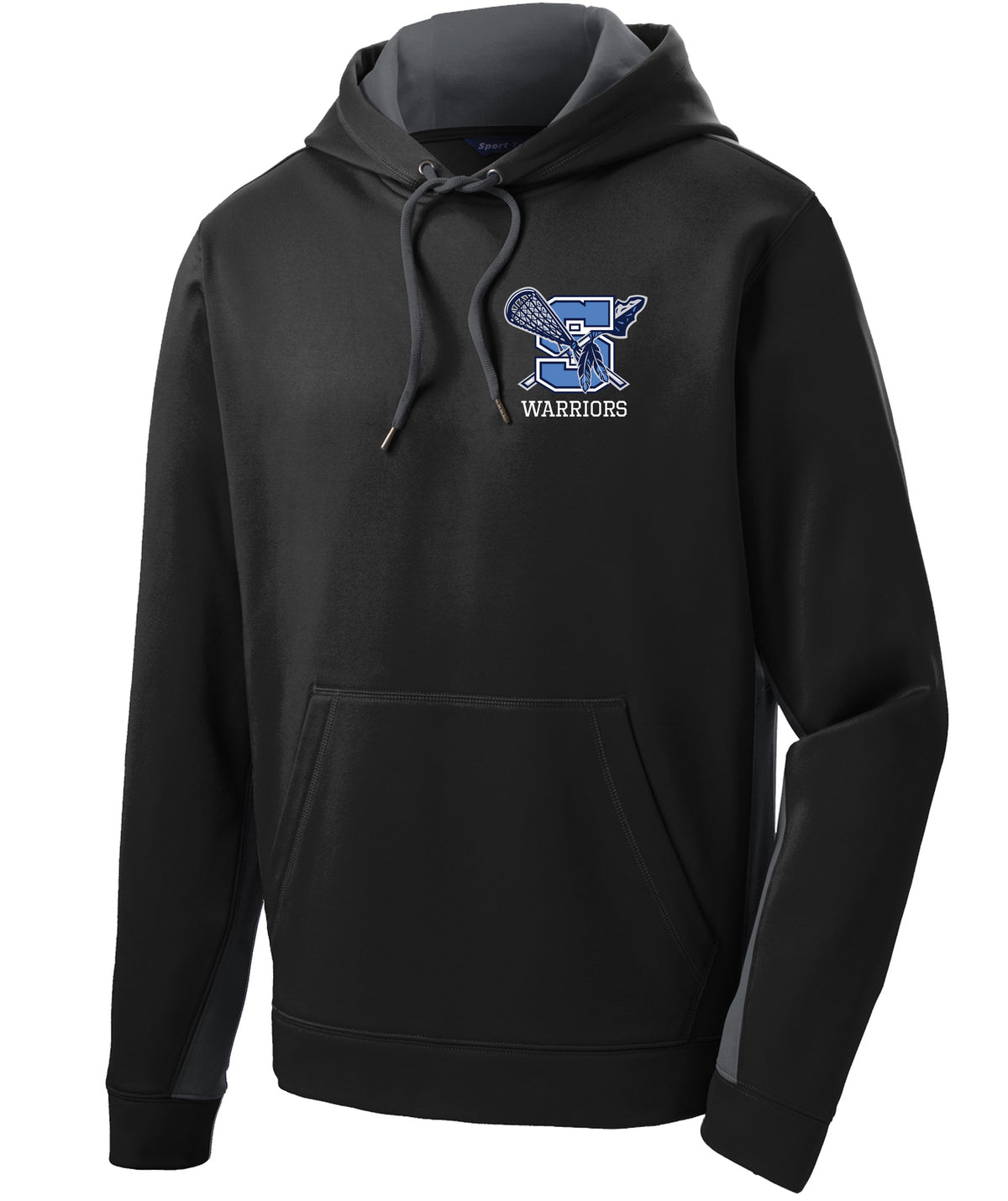 Warriors Lacrosse Sport-Wick Fleece Colorblock Hooded Pullover