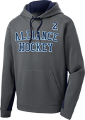 Alliance Twill Sport-Wick Fleece Colorblock Hoodie w/ Player Number