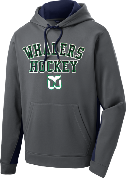 Newport Whalers Hockey Sport-Wick Fleece Colorblock Hoodie