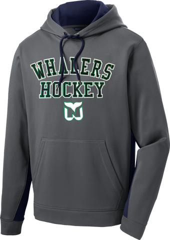 Newport Whalers Hockey Sport-Wick Fleece Colorblock Hoodie
