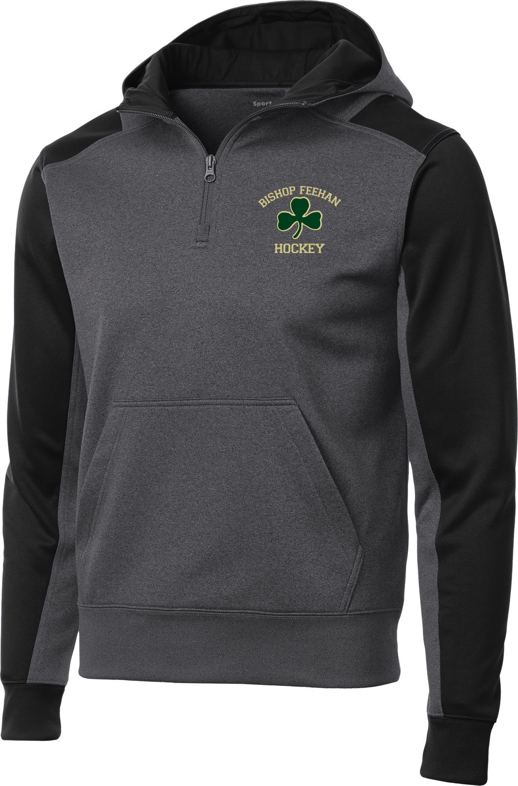 Bishop Feehan Sport-Wick Colorblock Hooded Sweatshirt