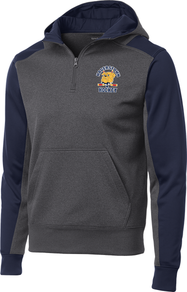 Hagerstown Bulldogs Hockey Sport-Wick Colorblock Hooded Sweatshirt