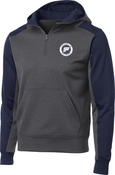 Franklin Flyers Prep Colorblock 1/4-Zip Hooded Sweatshirt