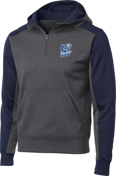 Franklin Lacrosse Colorblock 1/4-Zip Hooded Sweatshirt