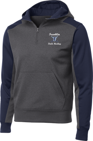 Franklin Field Hockey Colorblock 1/4-Zip Hooded Sweatshirt
