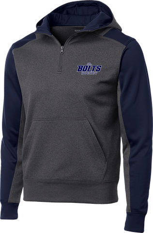 Jr. Bolts Colorblock 1/4-Zip Hooded Sweatshirt