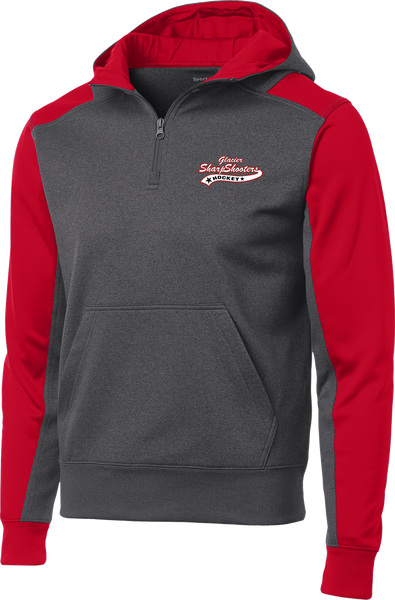 Sharp Shooters Colorblock 1/4-Zip Hooded Sweatshirt