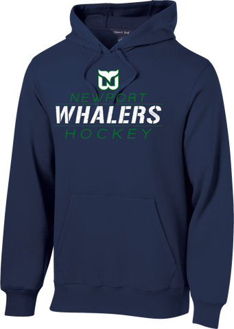 Newport Whalers Hockey Pullover Sport Hoodie