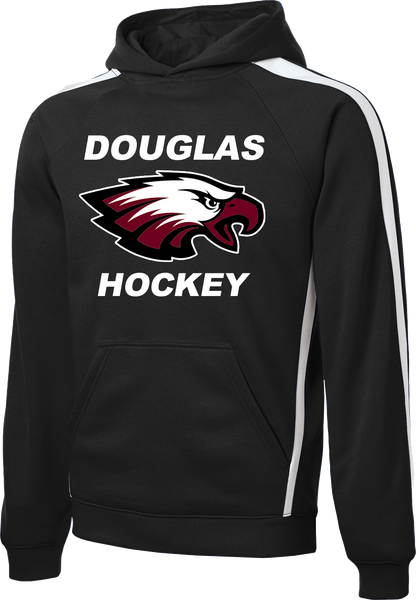 Eagles Hockey Printed Stripe Pullover Hooded Sweatshirt