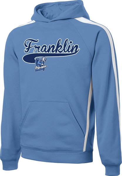 Franklin Lacrosse Printed Stripe Pullover Hooded Sweatshirt