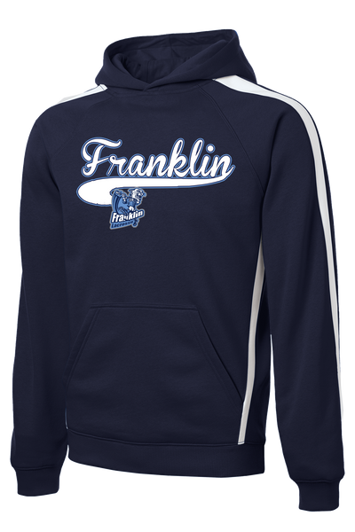 Franklin Lacrosse Printed Stripe Pullover Hooded Sweatshirt