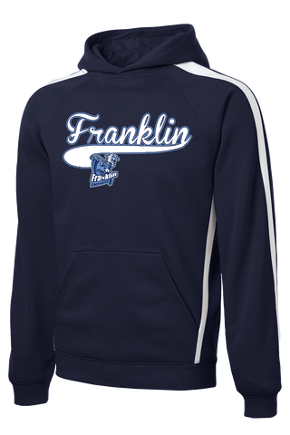 Franklin Lacrosse Printed Stripe Pullover Hooded Sweatshirt