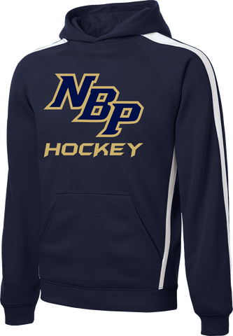 North Broward Prep Printed Stripe Pullover Hooded Sweatshirt