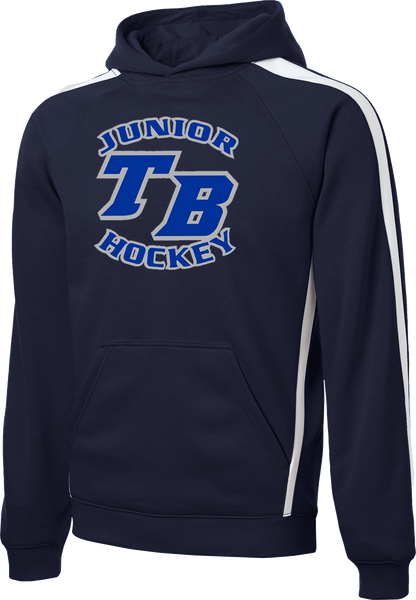 Tampa Bay Juniors Hockey Printed Stripe Pullover Hooded Sweatshirt