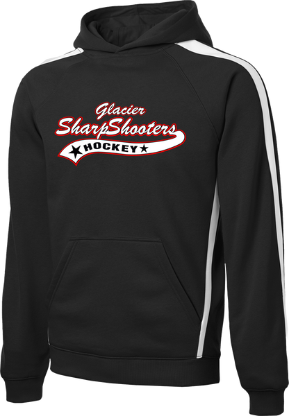 Sharp Shooters Printed Stripe Pullover Hooded Sweatshirt