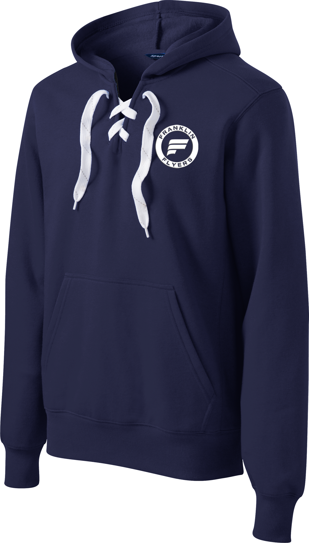 Franklin Flyers Logo Lace Up Hoodie