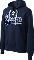 NAVY Custom Team Twill Tail Lace-Up Hoodie
