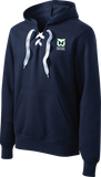 Newport Whalers Logo Lace Up Hoodie
