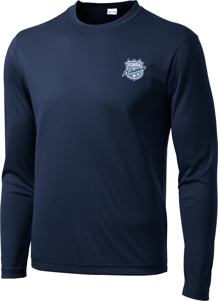 Florida Alliance Long Sleeve Dri-Fit Tee with Player Number