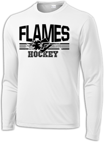 Flames Hockey Fundamentals Long Sleeve Dri-Fit Tee