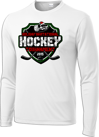 Holiday Invitational Long Sleeve Dri-Fit Tee w/ Back & Player Number