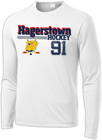 Hagerstown Bulldogs Hockey Fundamentals Long Sleeve Dri-Fit Tee