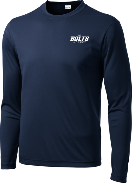 Jr. Bolts Long Sleeve Dri-Fit Tee with Player Number