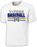 Vipers Baseball Strike Zone Dri-Fit T-Shirt w/ Player Number