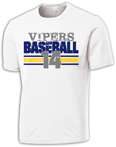 Vipers Baseball Strike Zone Dri-Fit T-Shirt w/ Player Number