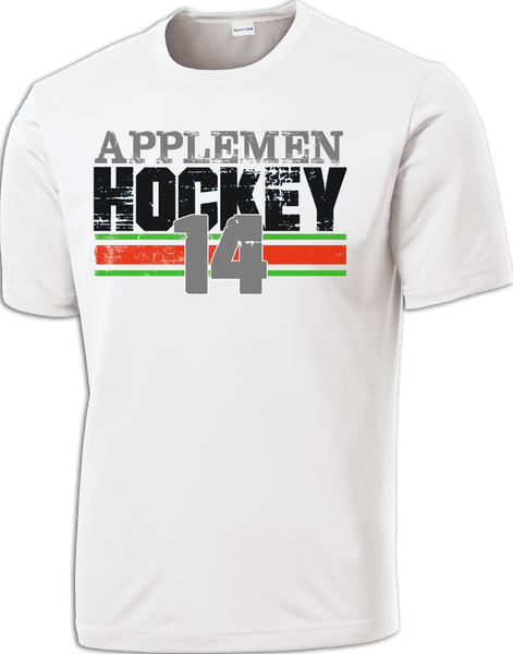 Applemen Hockey Boarded Dri-Fit Tee w/ Player Number
