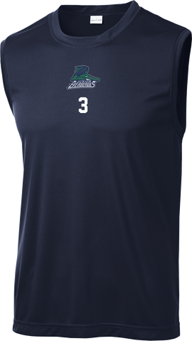 Jr. Everblades Sleeveless Dri Fit Shirt w/ Player #