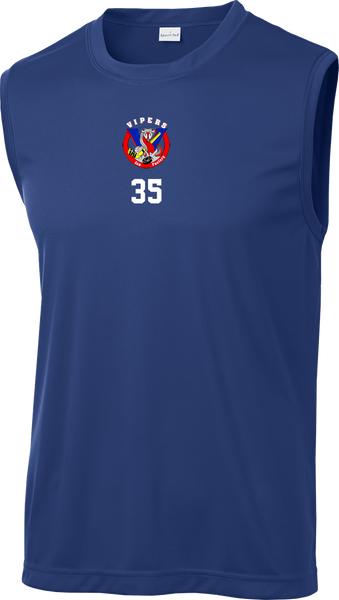 Vipers Sleeveless Dri Fit Shirt w/ Player #