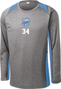 Alliance Long Sleeve Colorblock Contender Tee w/ Player Number