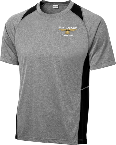 Sun Coast Jaguar Club Heather Colorblock Contender Tee